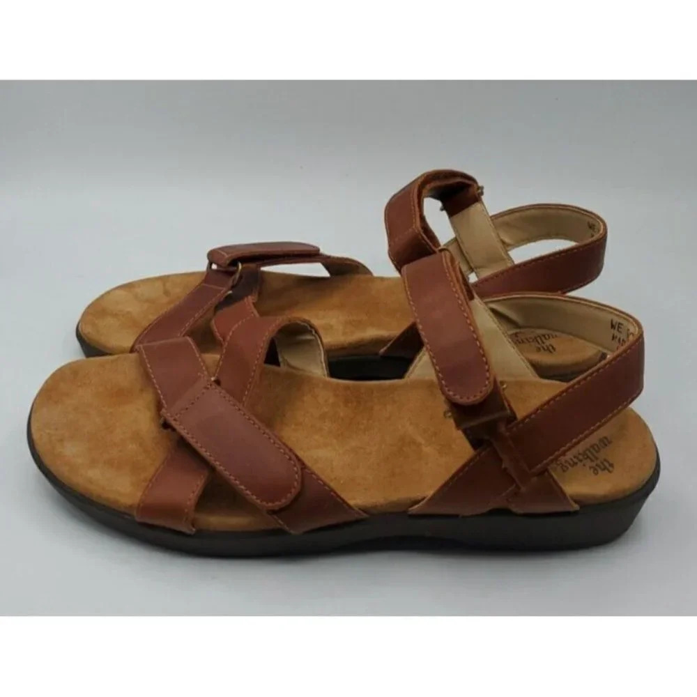 Rockport Womens The Walking Sandal Brown Leather Slingback Sandal WE 9013  Sz 9M - Picture 4 of 12